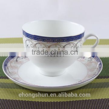 Hot sell royal personalzied ceramic porcelain coffee tea cup saucer set