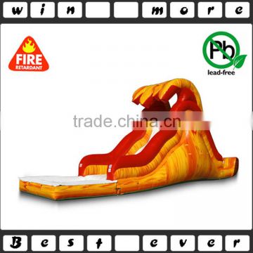 big inflatable water slide with swimming pool for kids and adults, lake wave double drop for sale                        
                                                                                Supplier's Choice