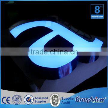 Epoxy resin high illuminated outdoor colorful channel letter signage