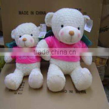 Professional Customized Cute Logo Branded Promotional Teddy Bear doll toy with embroidered LOGO