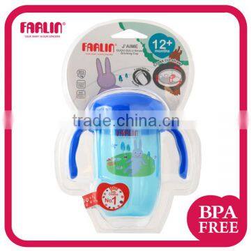 FARLIN GuLu GuLu2 BPA Free Water Cup With Handle and Straw 240ml Baby Sippy Cup Training Cup photo-4