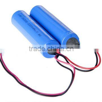 Rechargeable lithium battery 7.4v 18650 li-ion battery