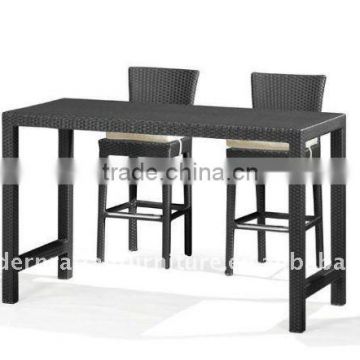 7-Piece Wicker Bar chairs Outdoor Rattan furniture