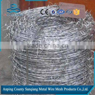 galvanized barb wire