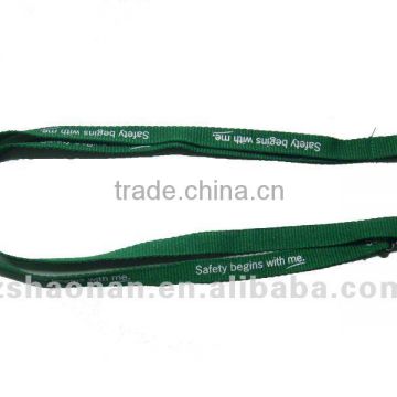 Promotion polyester badage holder lanyards with customized logo