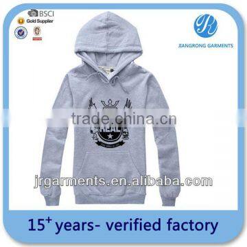 2013 high quality cheap plain grey hoodies