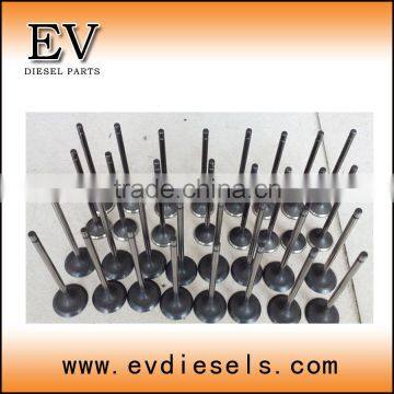 construction machinery engine 8DC8 8DC8T valve intake / exhaust valve / valve guide / valve seat