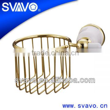 Restroom zinc alloy basket V-423096