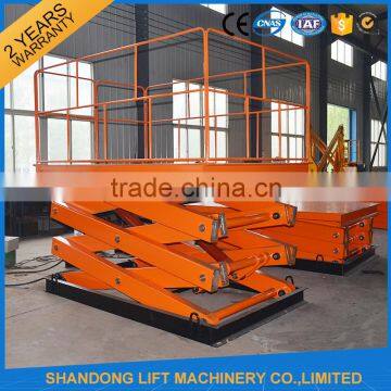 Hydraulic Fork Lifter Mini Electric Scissor Lift Platform Portable Lifter photo-6