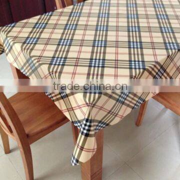 real silk pvc tablecloth in roll good quality made in china