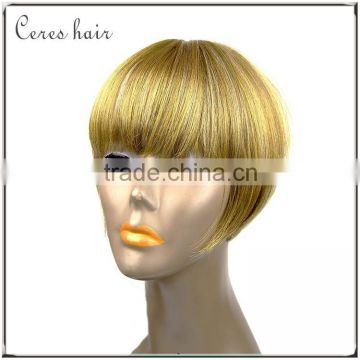 High temperature resistant fiber short bob premium Synthetic wig Blond color                        
                                                Quality Choice