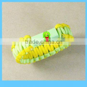 22 cm colorful manual weaving braided bracelet micro-8pin charge and sync data cable