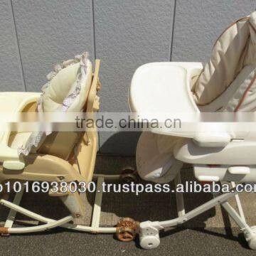 Used baby chair with mixed plastic products like toys, baby items... by 40 FT HQ container exported from Japan TC-009-16