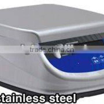 Stainless steel weighing scale