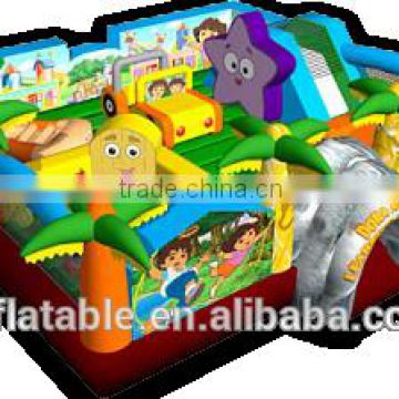 Guangzhou factory direct sales cheap inflatable water obstacle course for sale