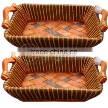 Handicraft gift basket wicker