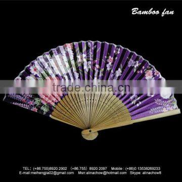 Silk hand fan