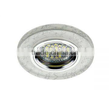crystal patterned spotlight ceiling downlight side lighting various colours lamp MR16 GU5.3 led