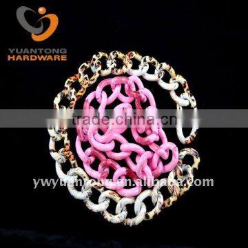 Fashion jewelry 5mm spray-paint aluminum jewelry chain