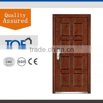 Safety Luxurious Flat Steel Armored Door