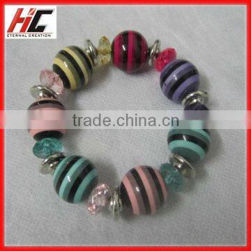 2012 new arrival fashion charm handmade resin beads bracelet(CAL1161)