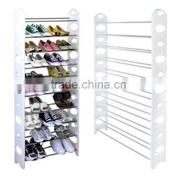 Black Color Simple Modern Girls Shoe Rack Ladies Shoe Rack photo-5