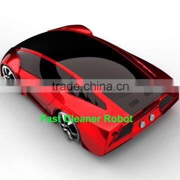 Car styling remote control robot battery powered vacuum cleaner and portable handheld vacuum cleaner double use