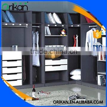 Foshan Custom Furniture Modern Wooden Wardrobe for ORIKAN W-0027