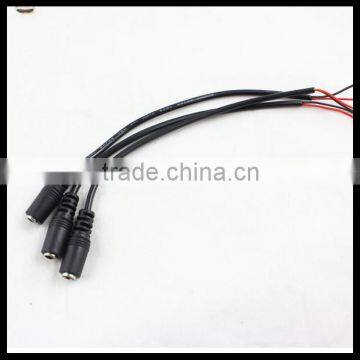 female plug socket pigtail power adapter cord 5.5X2.1mm female wire connector for power supply