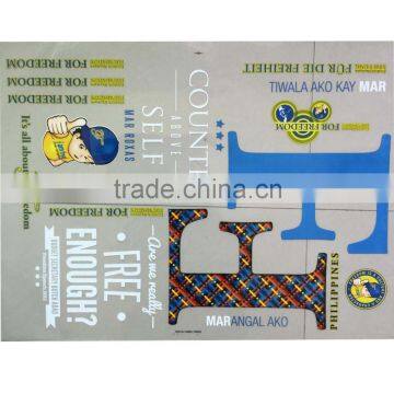 Yiwu Factory Direct Heat Transfer Paper Plastisol Heat Transfer Printing Paper Jersey Number Heat Transfer photo-3