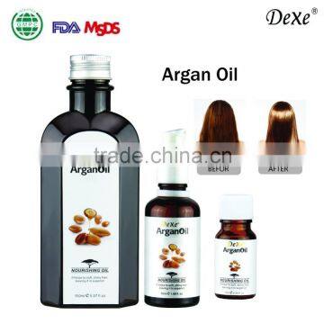 smoothing hair Argan oil wholesale of bulk for make hair soft and silky with private label