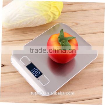 11lb x 0.05oz Slim LCD Digital Kitchen Scale 5Kg x 1g Weight Food Diet scale