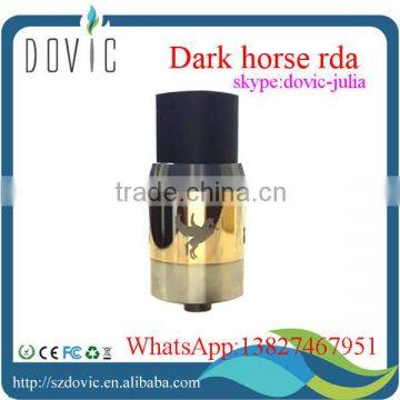 1:1 atomizer dark horse rda clone stainless/black/golden dark horse rda