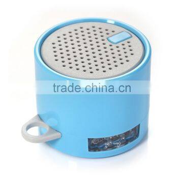 Low-cost portable bluetooth mini speaker with LED torch and phone stand Shen Zhen China factory