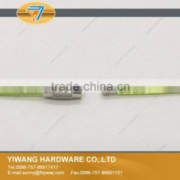 Outdoor Hiking Bright Green Stainless Steel Wire Key Ring Quality Choice photo-6