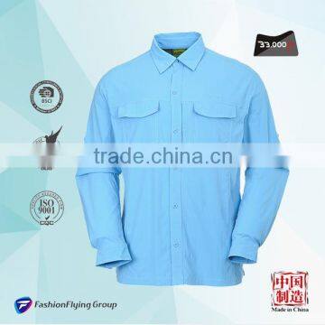 2015 new model latest design for men long sleeve shirt(3M15B60)