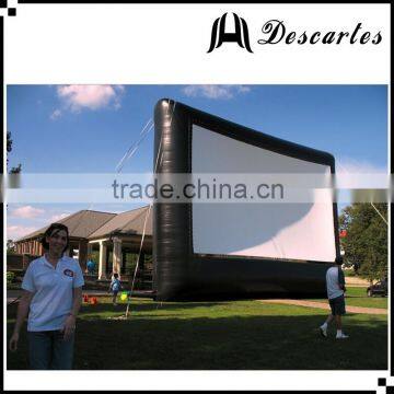 Airtight sealed Australia 6m wide inflatable movie screen for outdoor events