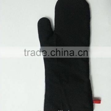 very long! MASTER CHEF Chefs Cook Oven Mitt Glove Black!