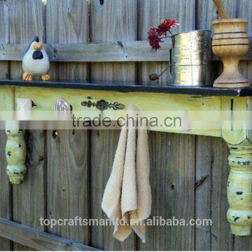 Vintage Shabby Chic Style Wood Wall Shelf