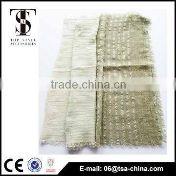 2015 Ladies Stripe Dyed 100 Viscose Scarf photo-4