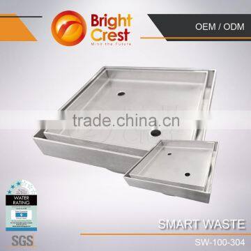 Smart Waste Bathroom Square Floor Drain