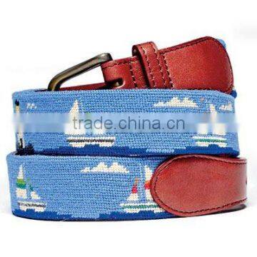 Export America Golf hot sell Needlepoint belt