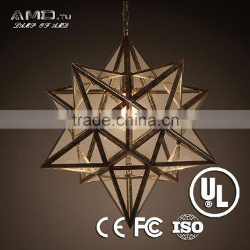 Antique Ancient Style Lamp Resin Glass Material Lighting Pendant Light photo-2