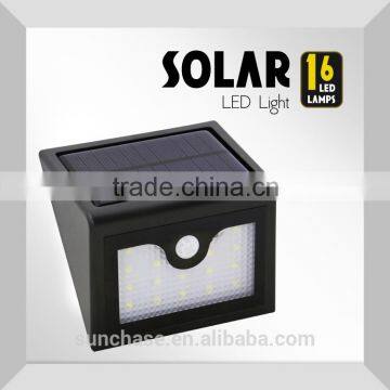 Unique but Practical Out Door Waterproof Solar Powered Security Light, 16 LEDs Solar Motion Sensor Light photo-2