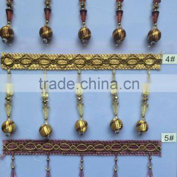 [YZLACE] Tassels Lace Curtains Wholesale 10094 photo-2