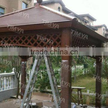 outdoor aluminum frame doubl layer gazebo tent 7x7