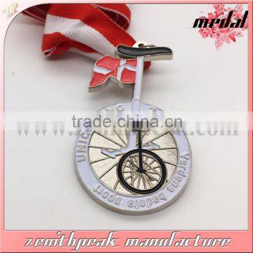 customized sports metal medal sport award medal metal medal with ribbon