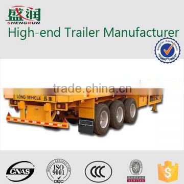 3 Axle Container Trailer For 1*40FT Or 2*20FT Container Transport/High Quality Truck Semi-trailer Sales