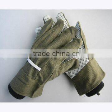 Rubber Dimples Safety Cuff Gardon Gloves