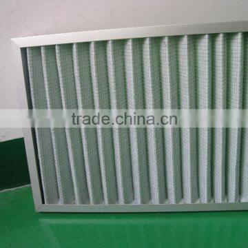 Aluminium Alloy Frame Primary Efficiency Pleated Panel Air Filter for Central Air-codition and Clean Room photo-4